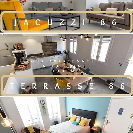 Apartment 86 - Climatisation & Proche Centre-ville- 2 Personnes - *